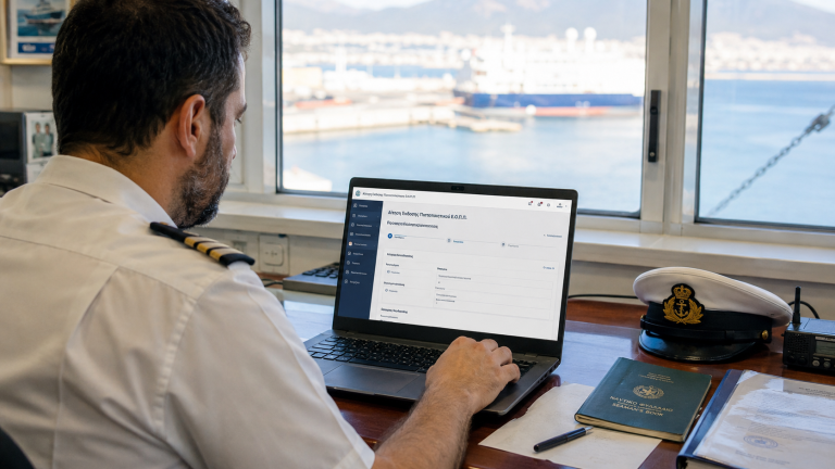 Αποδεικτικό Ναυτικής Ικανότητας Online μέσω ani.gov.gr: Τι Αλλάζει για Πλοιάρχους και Μηχανικούς